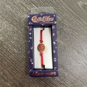 Hot Topic Sailor Moon Sailor Mars Red and Gold Bracelet - BRAND NEW